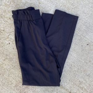Black H&M Paperbag Waist Pants